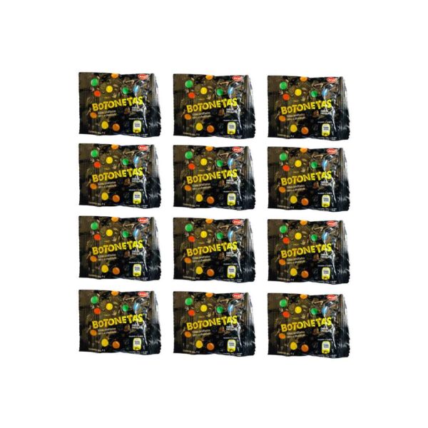 Dulces botonetas bolsa 12 bolsitas